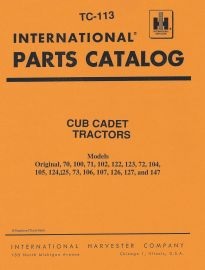 Shop IH Cub Cadet Parts Catalogs Now